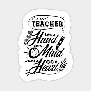 A Great Teacher Takes a Hand Magnet