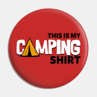 Camping Lover Hiking Outdoor Mountaineer Adventure Slogan Pin