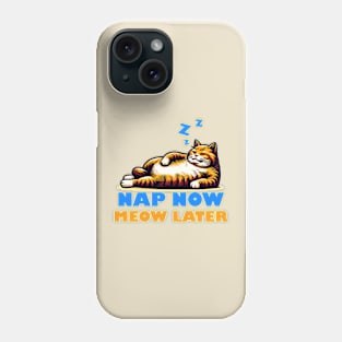 Cute Fat Lazy Cat Lying Phone Case