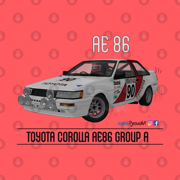 Toyota Corolla AE86 Group A by PjesusArt