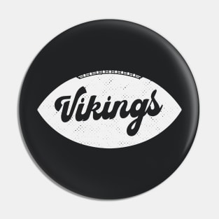 Retro Vikings Football Pin