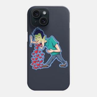 vomiting love Phone Case