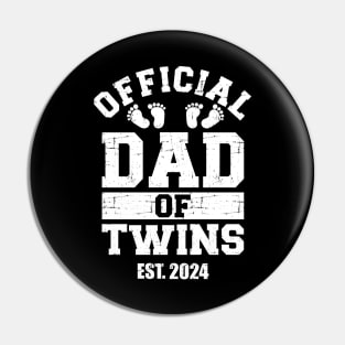 Official dad of twins 2024 Pin