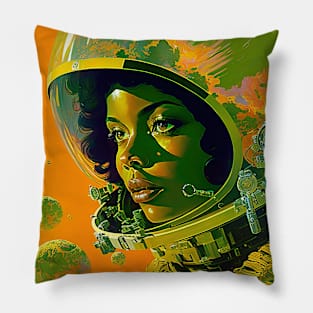 We Are Floating In Space - 60 - Sci-Fi Inspired Retro Artwork Pillow