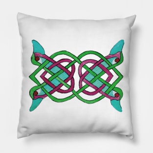 Celtic knotwork 5 colors Pillow