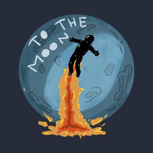 Astronout to the Moon T-Shirt