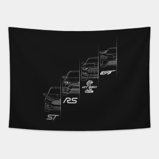 Ford Performance (White) Tapestry