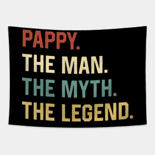 Fathers Day Shirt The Man Myth Legend Pappy Papa Gift Tapestry