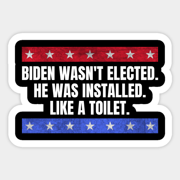 Anti biden - funny joe biden sucks - Anti Biden - Sticker