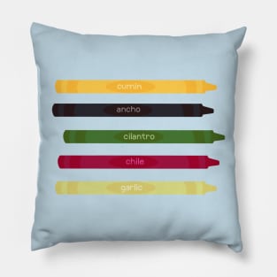 Southwestern Spice Crayons Pillow