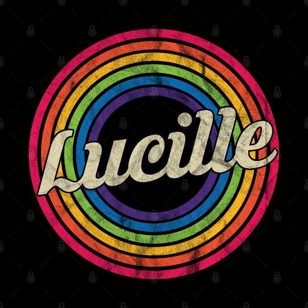 Lucille - Retro Rainbow Faded-Style by MaydenArt