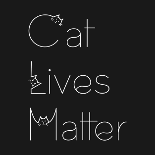 Cat Lives Matter Dark T-Shirt