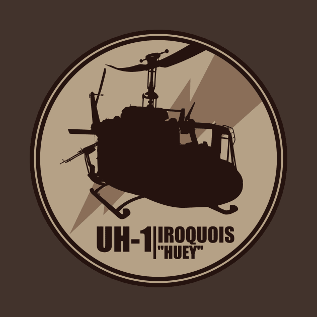 UH-1 Iroquois Huey by Tailgunnerstudios