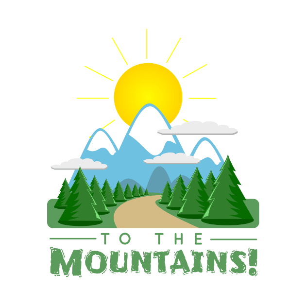 To The Mountains by sketchtodigital