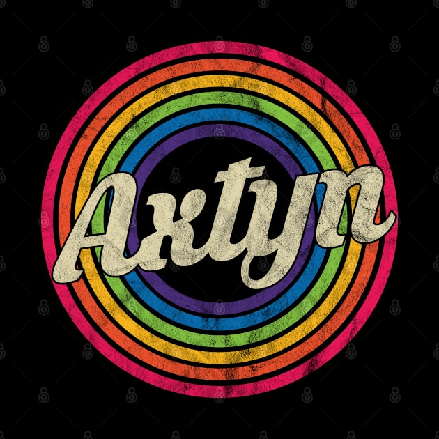 Axtyn - Retro Rainbow Faded-Style by MaydenArt