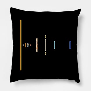 Abstract Solar System Pillow