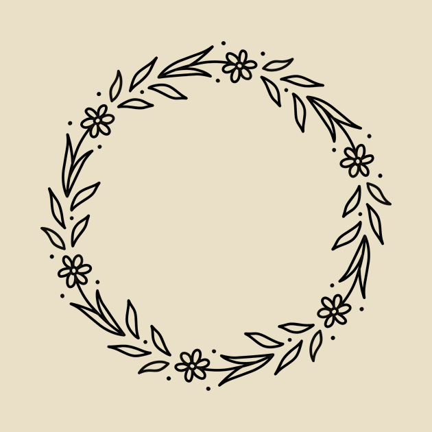 floral wreath by InspirationalDesign