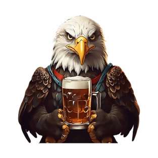 EAGLE AND BEER T-Shirt