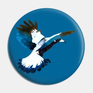 Magpie Sky - Nature Art Pin