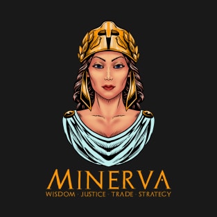 Minerva - Ancient Roman Goddess - Mythology T-Shirt