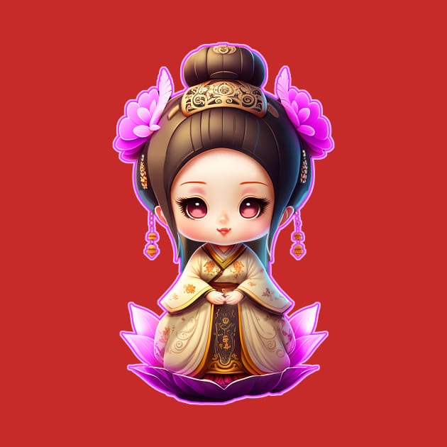 Quan yin goddess by nansshu29