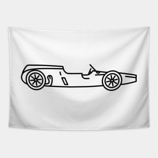 World Champ Car 1960 Cooper Climax T53 Brabham Tapestry