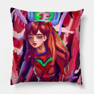 Asuka Langley Evangelion 90s Anime art Pillow