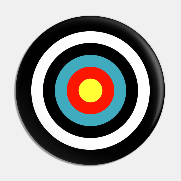 Bullseye Archery Target Shooter Rings Target Archery Pin Teepublic