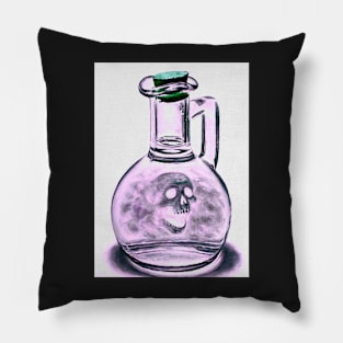 Alchemy poison elixir potion - bottle deadly evil Pillow