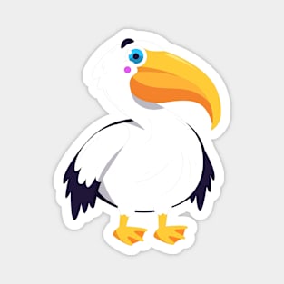 Pelican Bird Funny Magnet