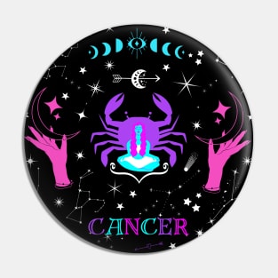 Cancer Zodiac Sign Pin