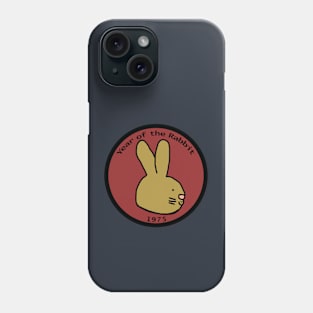 Year of the Rabbit 1975 Bunny Portrait Phone Case