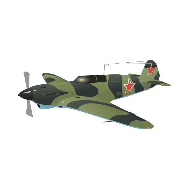 Yak-7 Soviet WW2 Fighter Aircraft by NorseTech