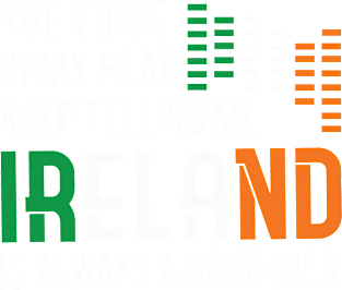 IRELAND IS ALWAYS A GOOD IDEA TRAVEL TO IRELAND MOTIVATION QUOTES TSHIRT Magnet