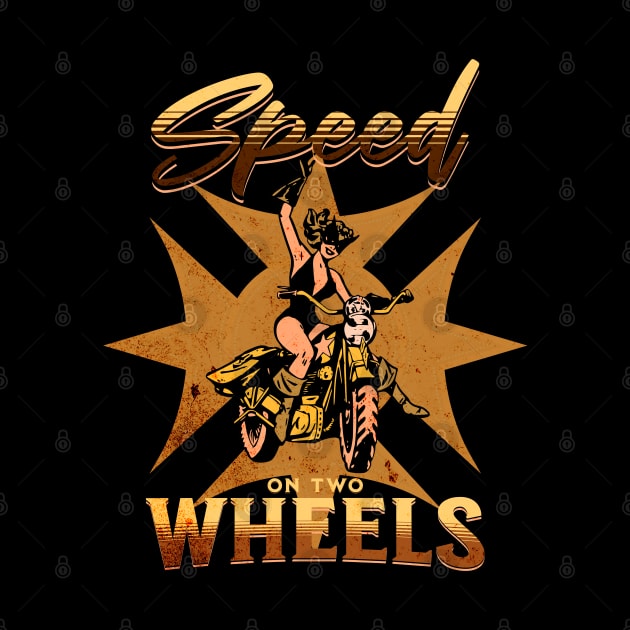 Speed On Two Wheels Motorcycle Racer by Carantined Chao$