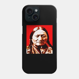 sitting bull Phone Case