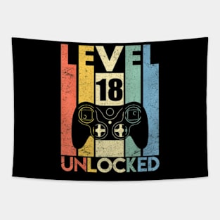 Level 18  18th Video  Birthday Tapestry