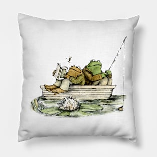 Frog and Toad Fishing Pillow