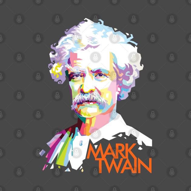 Mark Twain by Mulyadi Walet