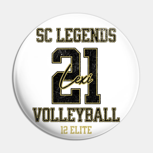 Lexi #21 SC Legends (12 Elite) - White Pin by SC Legends Merch