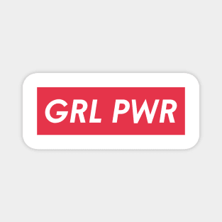 "Girl Power" Feminist Design Magnet