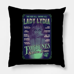 Lady Lydia Sees All Pillow