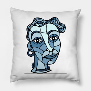 portrait cubism Pillow