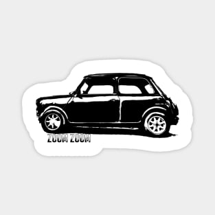 Vintage Mini Cooper Magnet