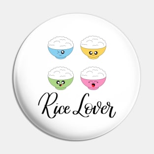 Rice Lover Pin