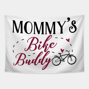 Bike Mom and Baby Matching T-shirts Gift Tapestry