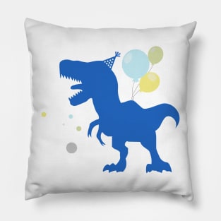 Birthday Dinosaur - T Rex - Dinosaur for Kids Pillow