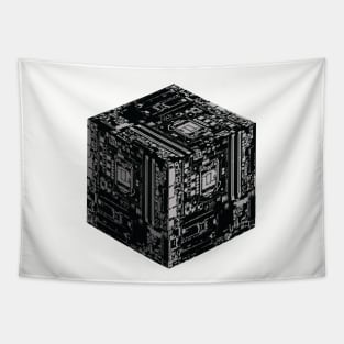 The Motherboard Cube Tapestry