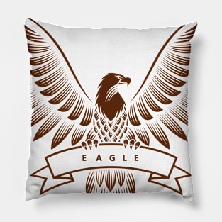 Eagle Heather T-Shirt Pillow