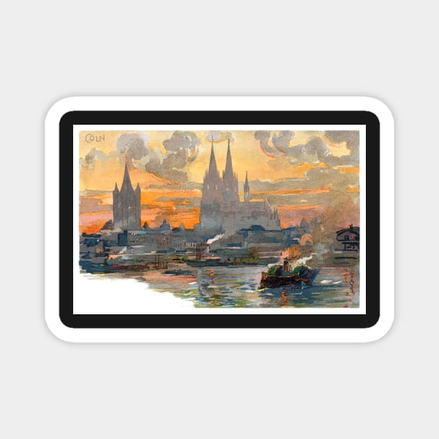 Cologne Cathedral Magnet by NEILBAYLIS